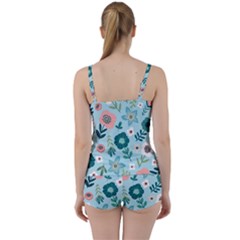 Tie Front Two Piece Tankini 