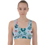 Flower Back Weave Sports Bra