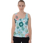 Flower Velvet Tank Top