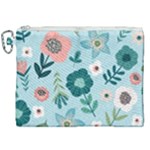 Flower Canvas Cosmetic Bag (XXL)