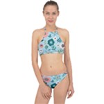 Flower Racer Front Bikini Set