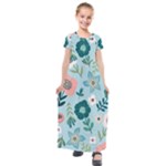 Flower Kids  Short Sleeve Maxi Dress