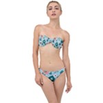 Flower Classic Bandeau Bikini Set