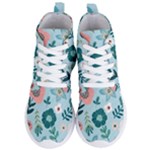 Flower Women s Lightweight High Top Sneakers