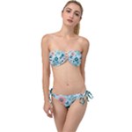 Flower Twist Bandeau Bikini Set