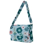 Flower Full Print Messenger Bag (S)