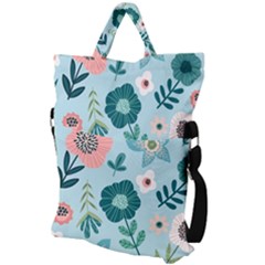 Fold Over Handle Tote Bag 