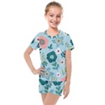 Flower Kids  Mesh Tee and Shorts Set