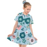 Flower Kids  Short Sleeve Shirt Dress