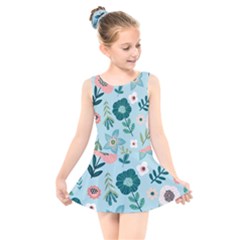 Kids  Skater Dress Swimsuit 