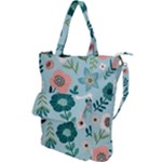 Flower Shoulder Tote Bag