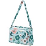 Flower Front Pocket Crossbody Bag