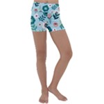 Flower Kids  Lightweight Velour Yoga Shorts