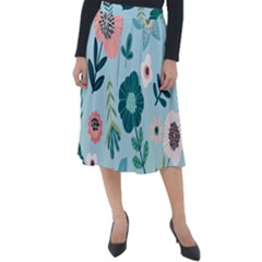 Classic Velour Midi Skirt  