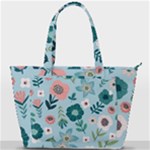 Flower Back Pocket Shoulder Bag 