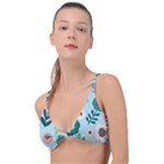 Flower Knot Up Bikini Top