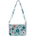 Flower Double Gusset Crossbody Bag