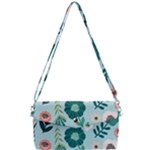 Flower Removable Strap Clutch Bag