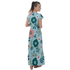 Flutter Sleeve Maxi Dress 