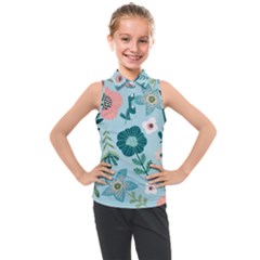 Kids  Sleeveless Polo T-Shirt 