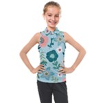 Flower Kids  Sleeveless Polo Tee