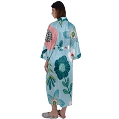 Maxi Satin Kimono 