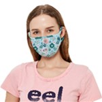 Flower Crease Cloth Face Mask (Adult)