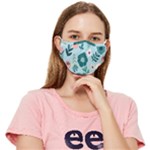 Flower Fitted Cloth Face Mask (Adult)