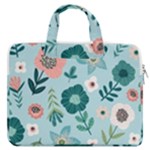 Flower MacBook Pro 16  Double Pocket Laptop Bag 