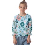 Flower Kids  Cuff Sleeve Top