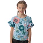 Flower Kids  Cut Out Flutter Sleeves