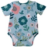 Flower Baby Short Sleeve Onesie Bodysuit