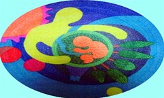 mother baby mandala500x300 blue