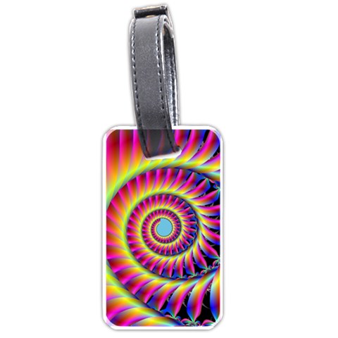 Fractal34 Luggage Tag (one side) from Custom Dropshipper Front