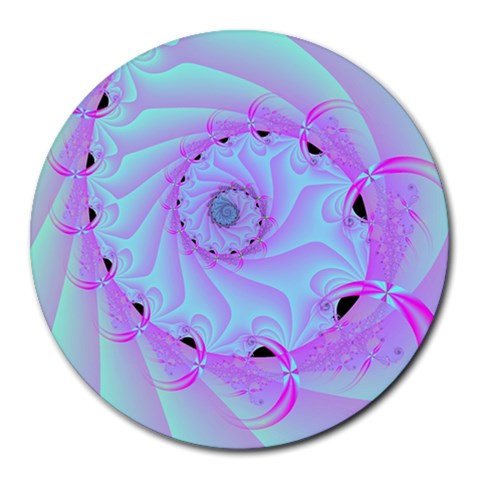 Fractal34 Round Mousepad from Custom Dropshipper Front