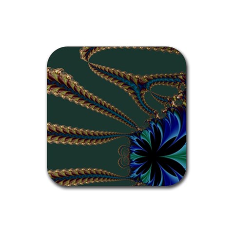 Fractal34 Rubber Coaster (Square) from Custom Dropshipper Front