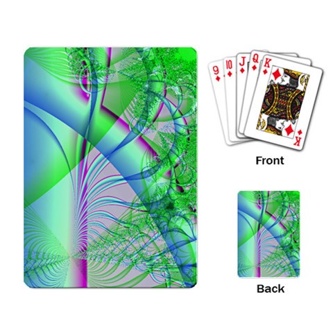 Fractal34 Playing Cards Single Design from Custom Dropshipper Back