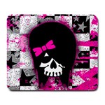 Scene Kid Girl Skull Large Mousepad