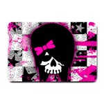 Scene Kid Girl Skull Small Doormat