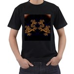 Fractal105 Black T-Shirt