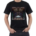 Fractal136 Black T-Shirt