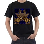 Fractal145 Black T-Shirt
