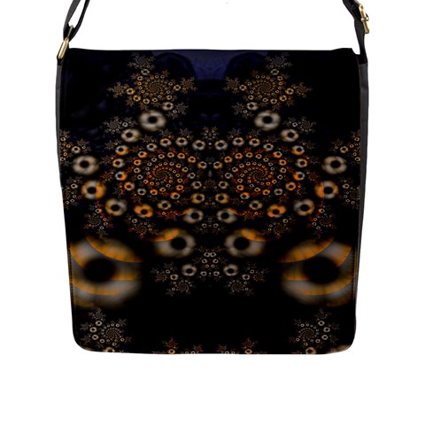 Fractal149 Flap Closure Messenger Bag (Large) from Custom Dropshipper Front