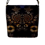 Fractal149 Flap Closure Messenger Bag (Large)