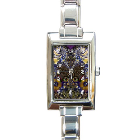 Fractal150 Rectangular Italian Charm Watch from Custom Dropshipper Front