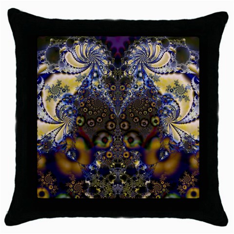 Fractal150 Throw Pillow Case (Black) from Custom Dropshipper Front