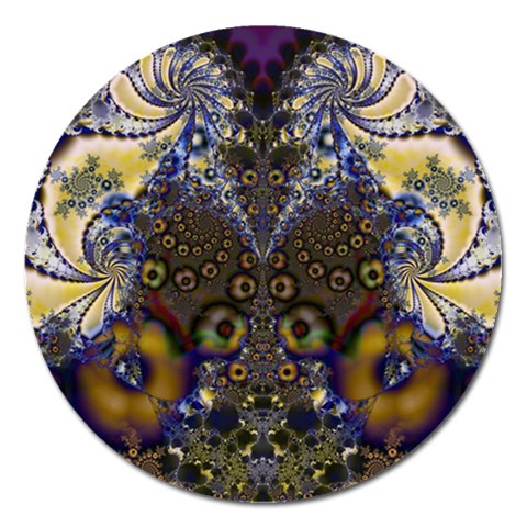 Fractal150 Magnet 5  (Round) from Custom Dropshipper Front