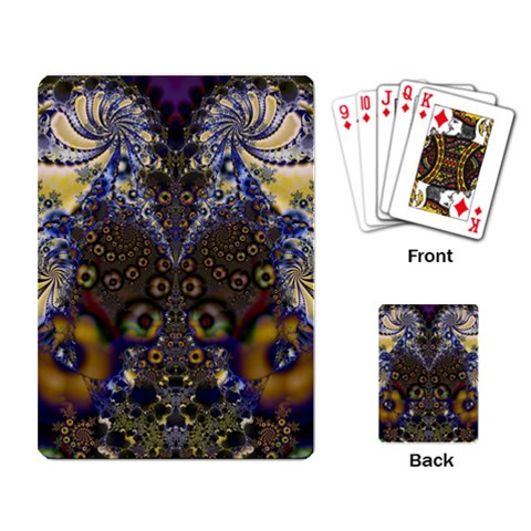 Fractal150 Playing Cards Single Design from Custom Dropshipper Back