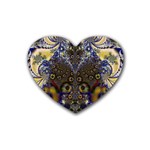Fractal150 Heart Coaster (4 pack)