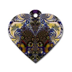 Fractal150 Dog Tag Heart (Two Sides) from Custom Dropshipper Front